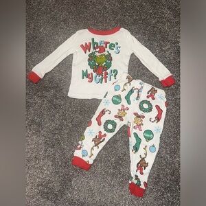 Christmas Grinch 2t Pajamas